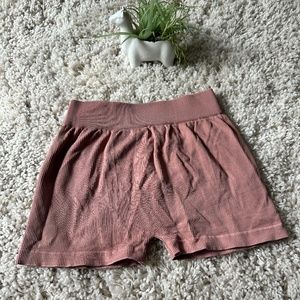 ASQ tummy tuck shorts pastel pink tightening figure soft comfortable tra…